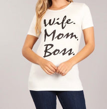 Load image into Gallery viewer, Logo T-shirt all wife should have
