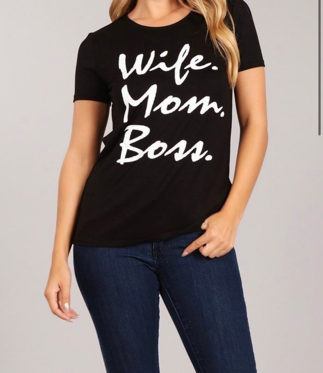 Logo T-shirt All wife-Mom should have